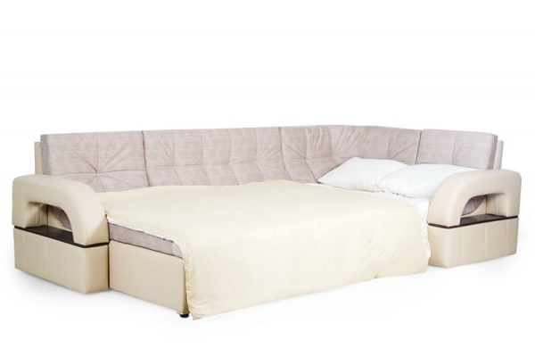 Диван Угловой Мадрид с Оттоманкой (Ш-3560 х Г-1800 х В-1000 мм)/Разные Цвета