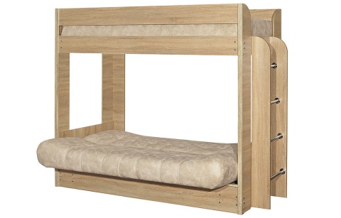 Диван-Кровать Fashion Двухъярусная с Матрасом/Разные Цвета Ш-2090 х  Г-860- х 1730 мм