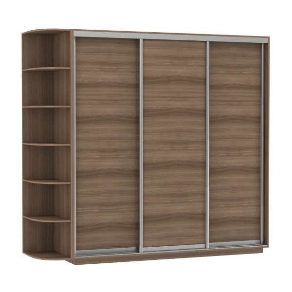 Шкаф-Купе 3-х Створчатый Тиффани Рамир Элемент Ш-1800/2100/2200 мм/Разные Цвета