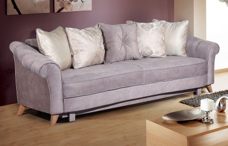 Диван Николас №7 Еврокнижка/Разные Цвета Ш-2420 х Г-1120 х В-940 мм