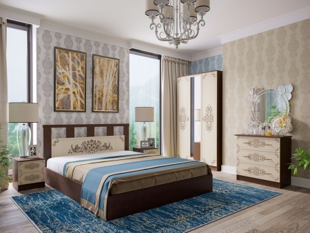 Спальный Гарнитур Жаклин Венге/Дуб Белфорт